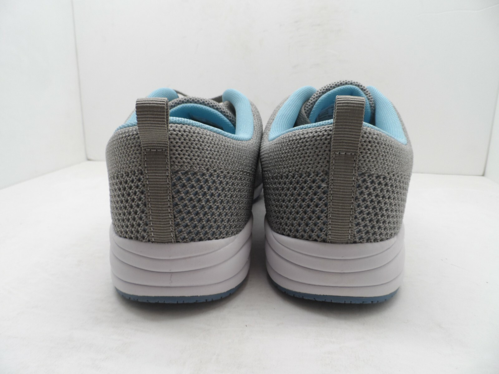 Propet Women’s Washable Walker Evolution Shoe WCS012M Light Gray/Light Blue 9D