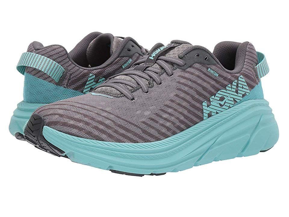 New Women’s Hoka One One Rincon Running Shoes Size 9-11 Gray/Aqua 1102875