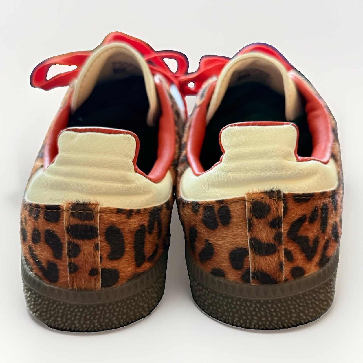 adidas Samba OG Preloved Red Leopard JI2734 Size 8