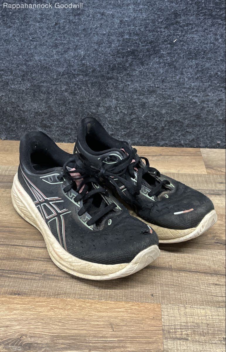 Asics Gel-Cumulus 26 Black Pink Running Shoes Women’s Size 7.5