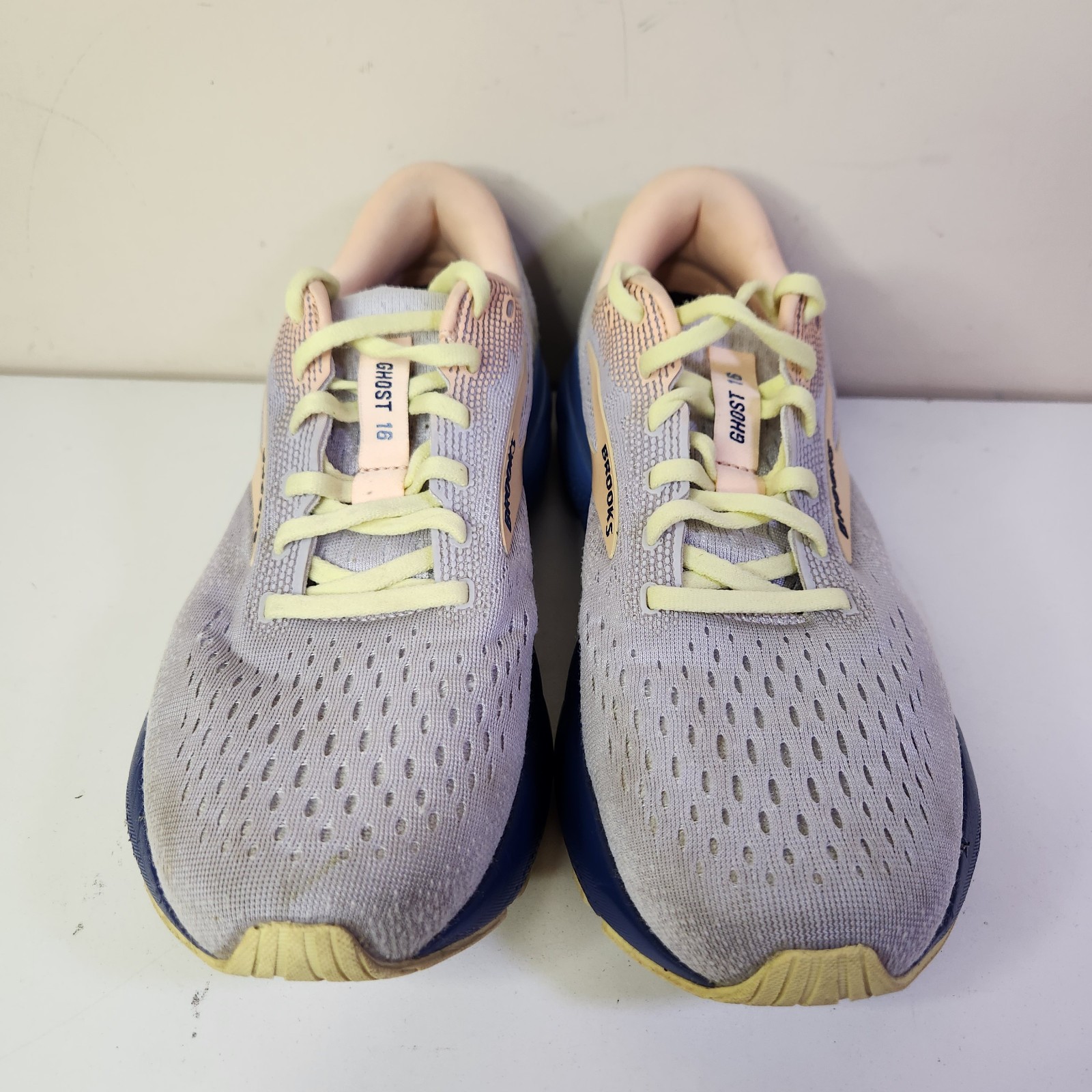 Brooks Ghost 16 Shoes Womens 10B Running Cushion DNA Loft Haze Peach Blueprint