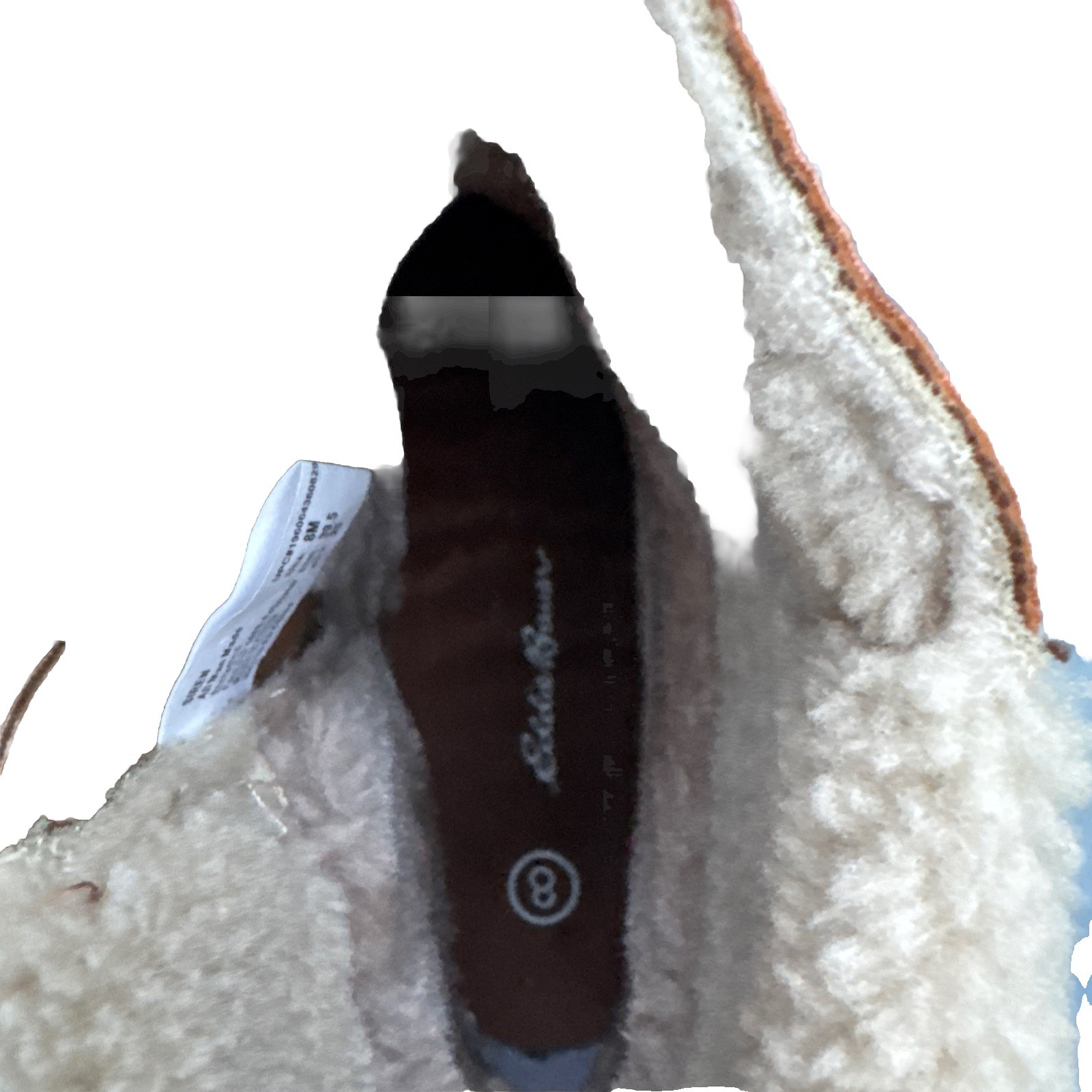 Eddie Bauer Boots Womens 8 M Siren Snow Tan Faux Leather Comfort Ankle Top