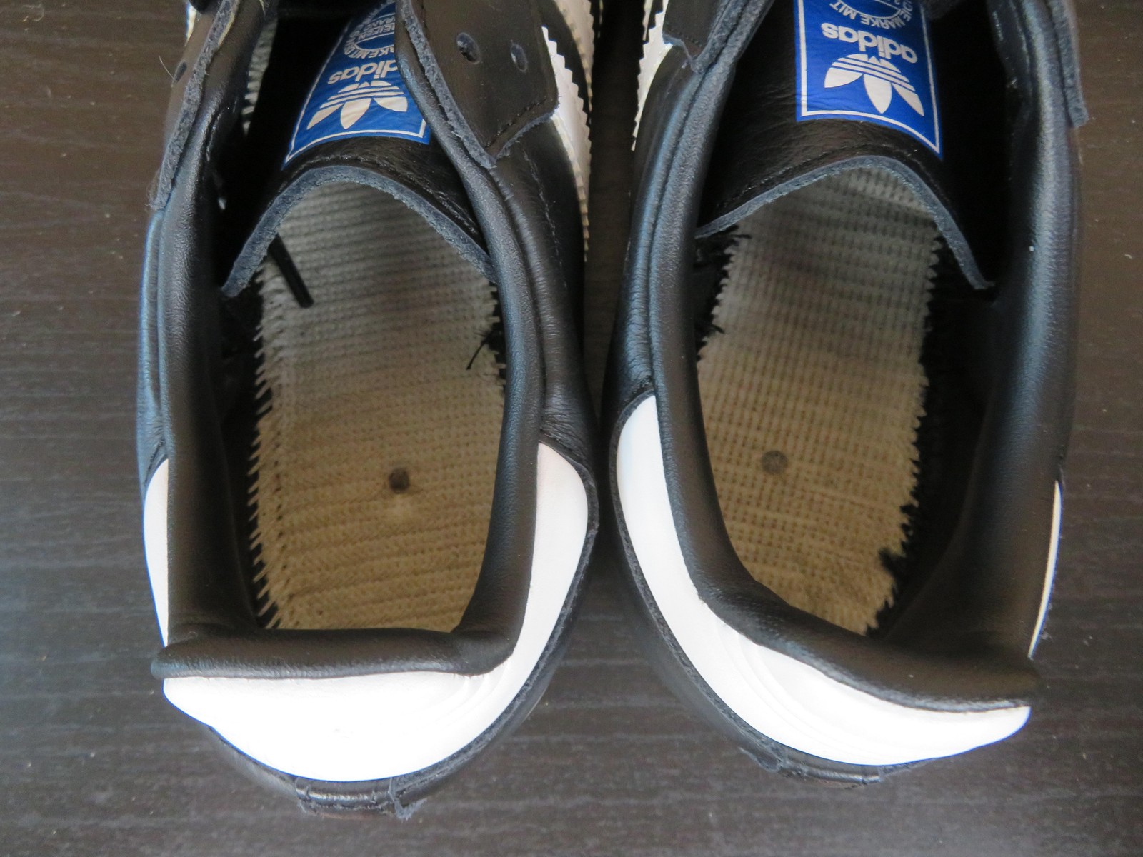 Adidas Samba Shoes Womens 6 Mens 5 Black White Soccer Athletic Leather Low