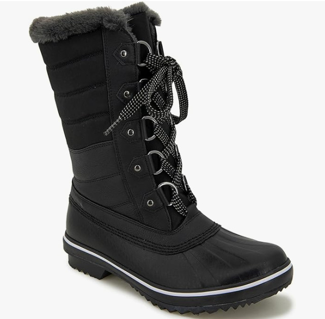 JBU by Jambu Women’s Siberia Water Resistant Snow Boot Black Size 8 US