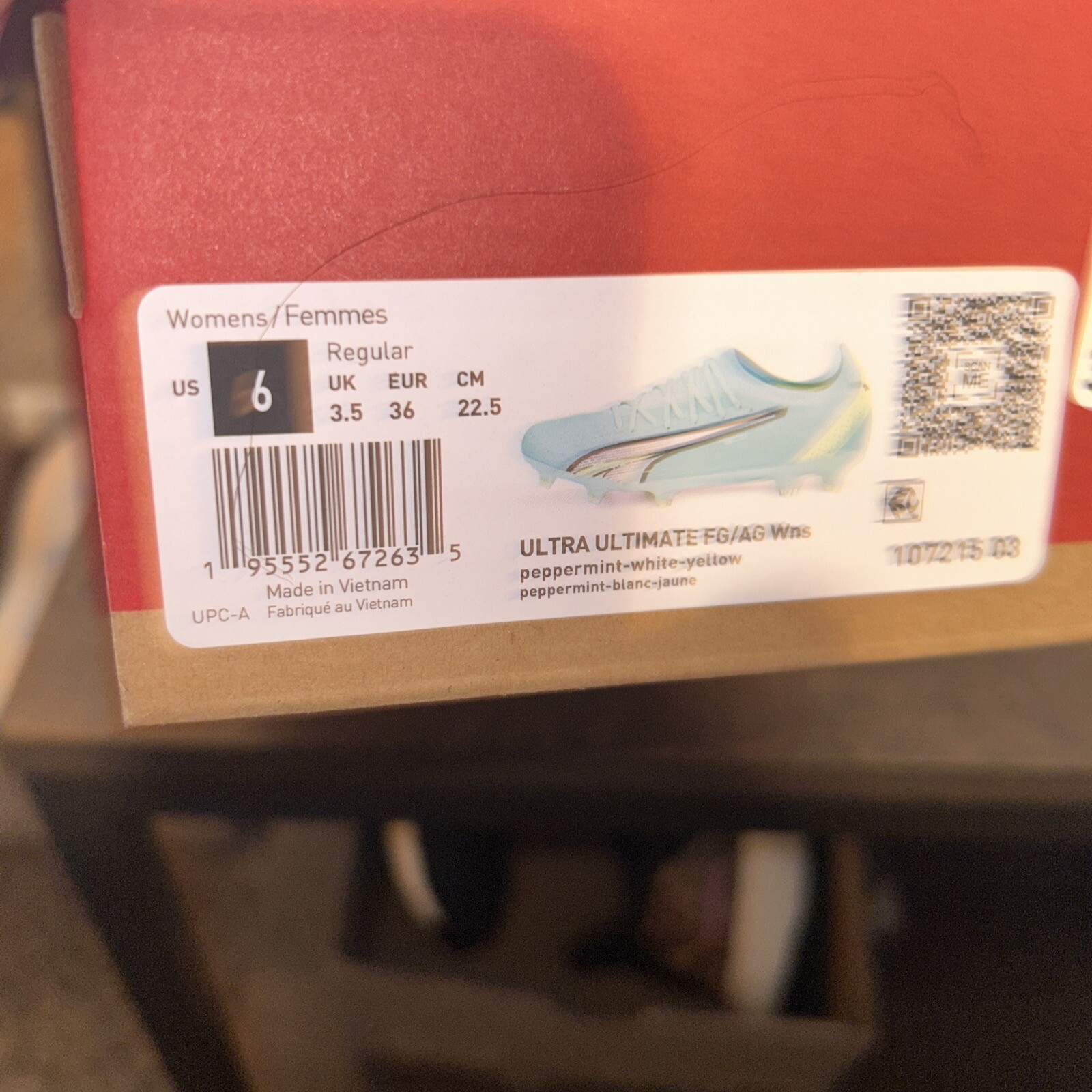 🔥NEW W SZ 6 Puma Ultra Ultimate Firm GroundAg Soccer Womens Green MSRP $220