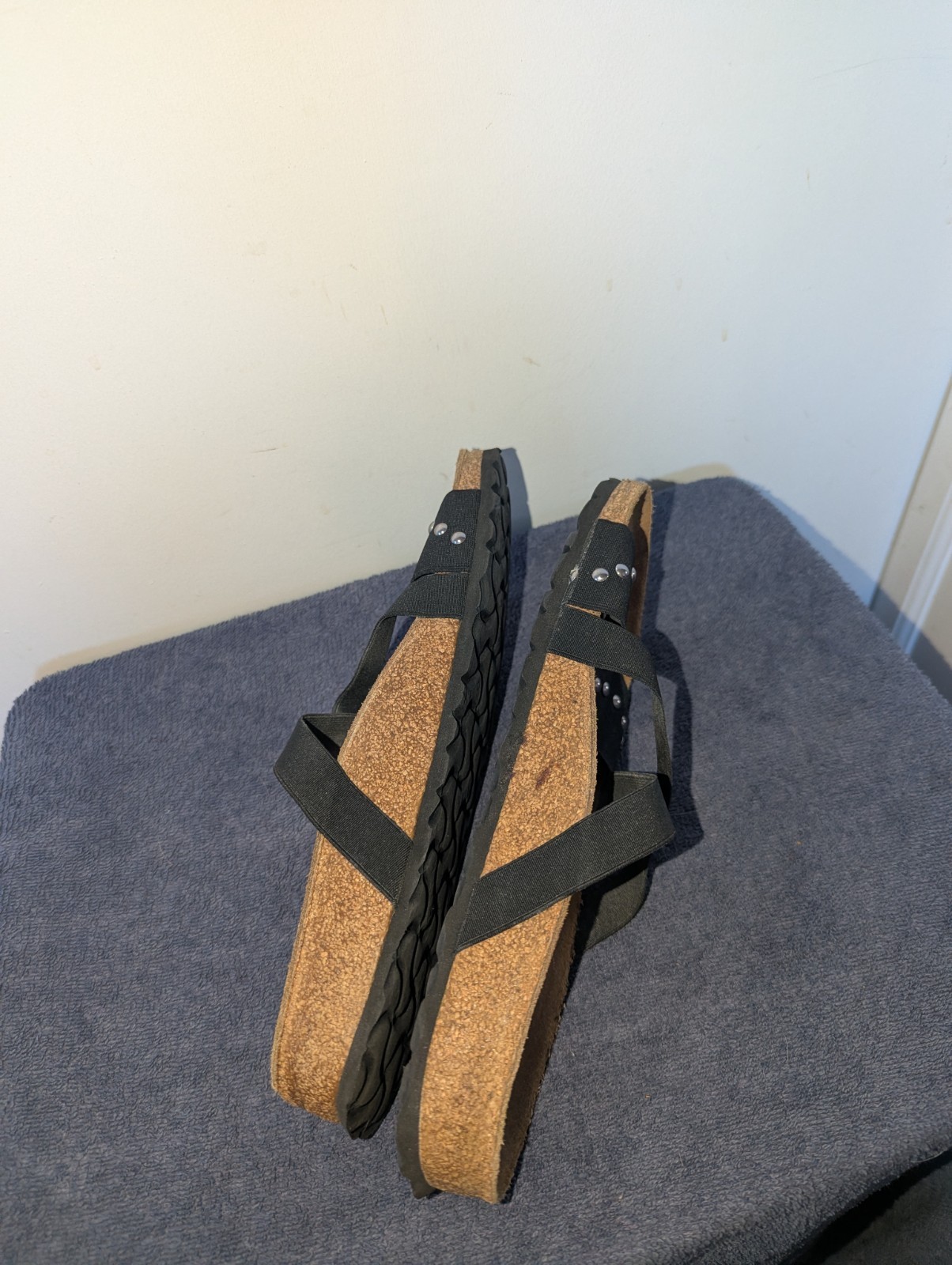 Birkenstock Papillio Cosma Strappy Sandals Size EU 39 US 8 Black Studded Narrow