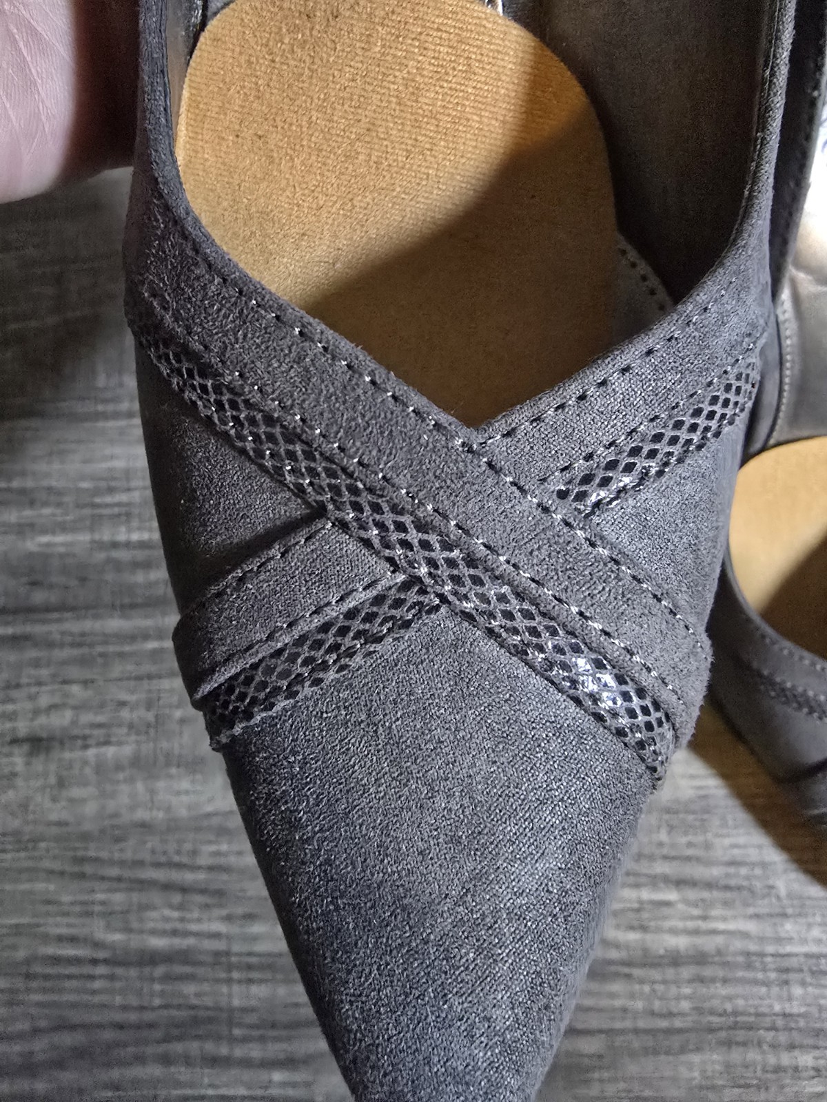 Kelly and Katie Women’s Gray Stiletto Heels Size 7