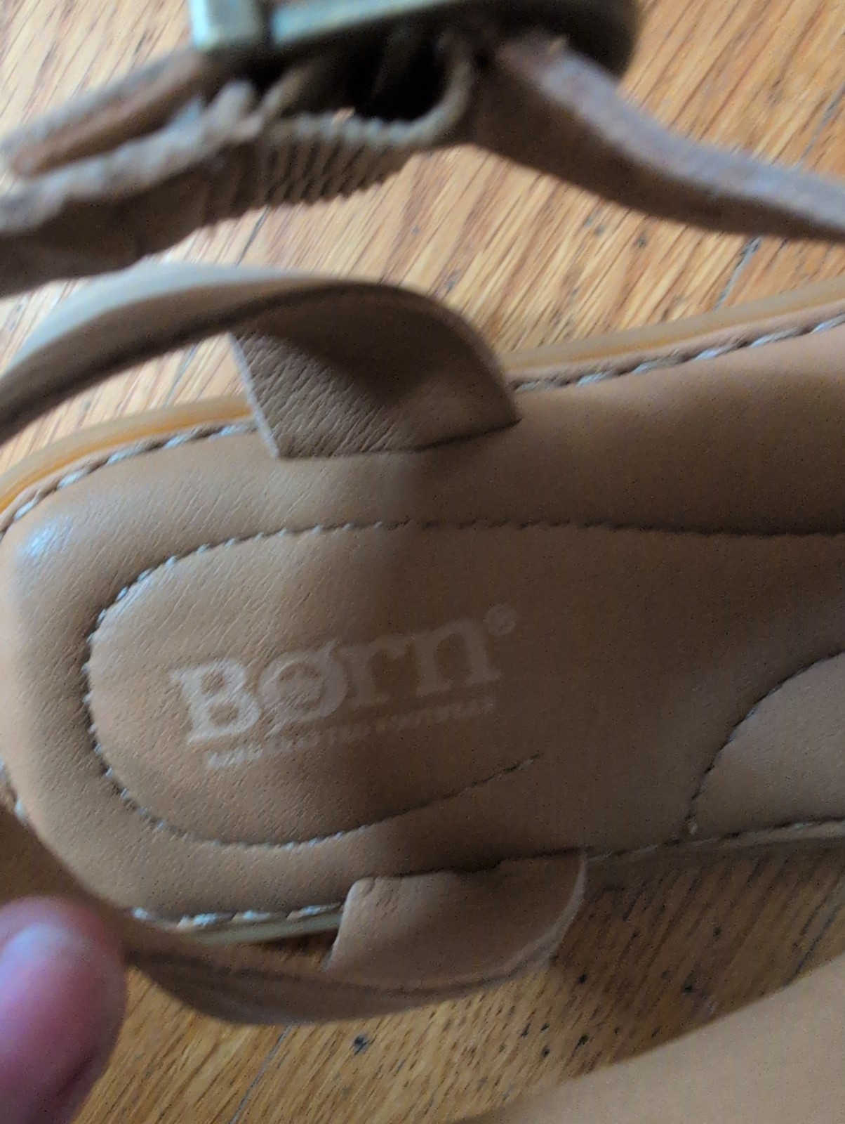 Born Beautiful Beige Strapped Sandals Brand New Sz 7M