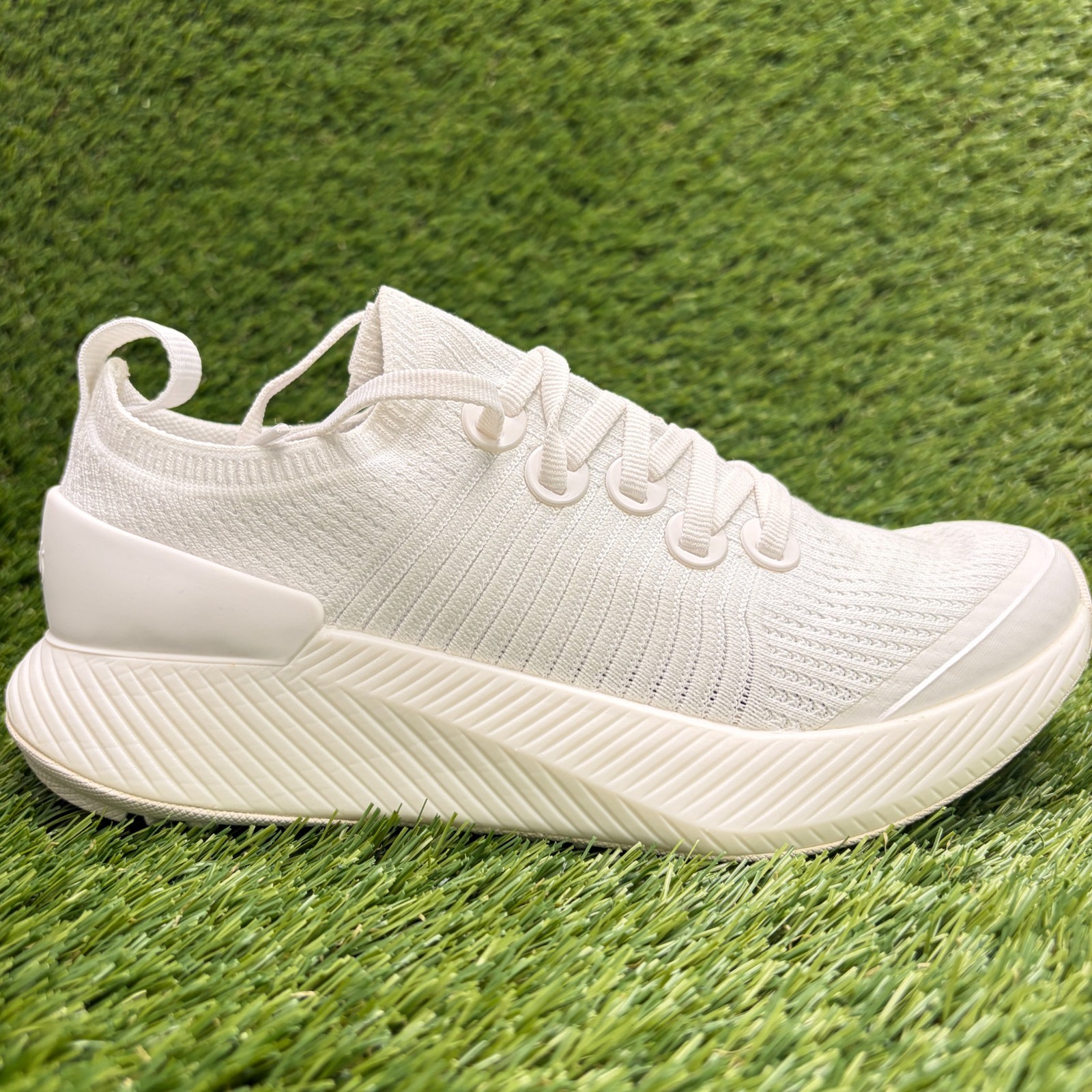 Allbirds Tree Glider Womens Size 6 White Athletic Running Knit Shoes Sneakers