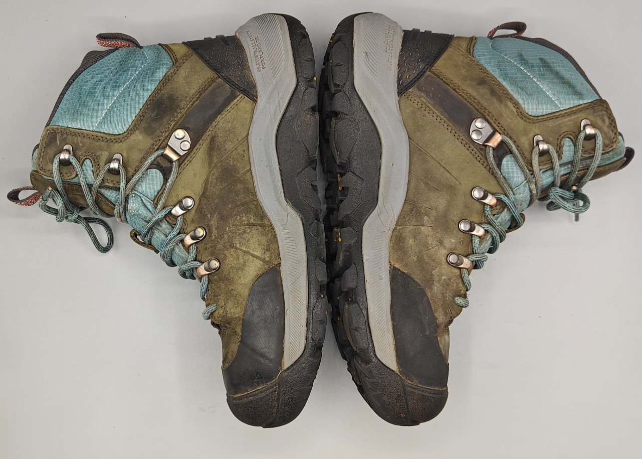 Keen Revel IV Mid Polar Waterproof Hiking Boots Brown/Gray/Blue Women’s Sz 8.5