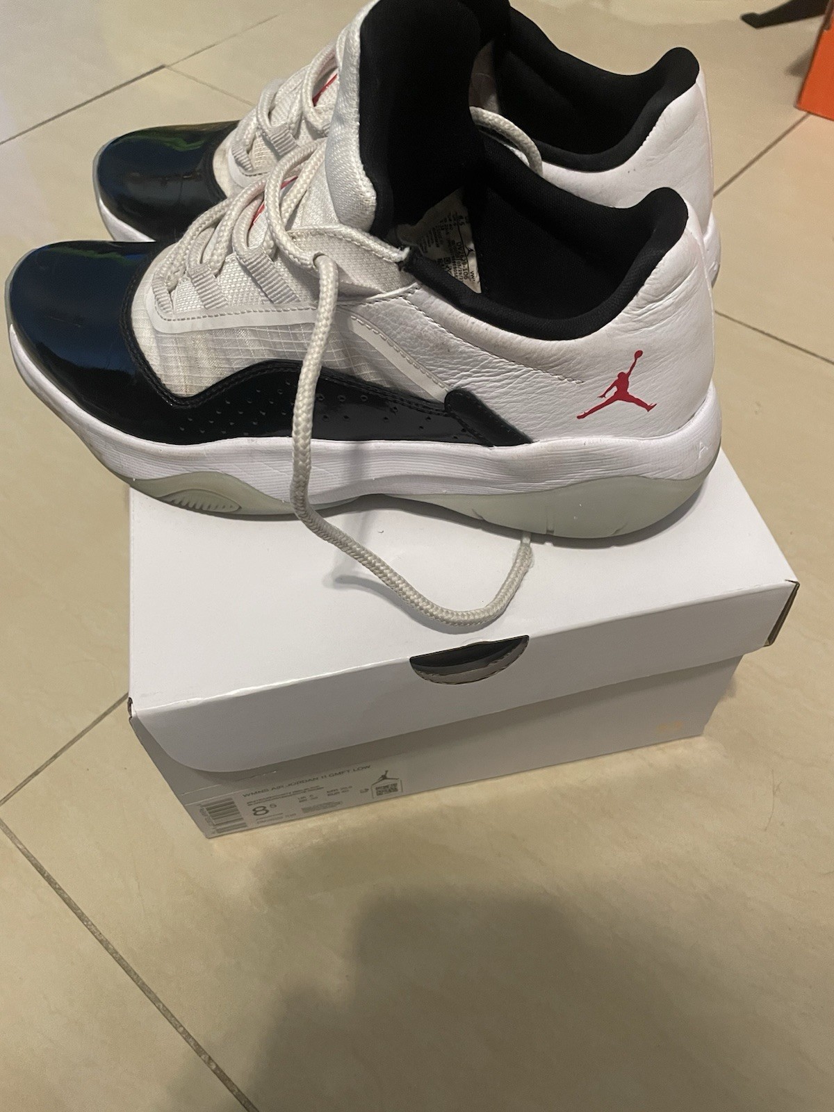 Jordan WMNS Air Jordan 11 CMFT Low White/Black/Red Blue Tint DV2629-106 2023