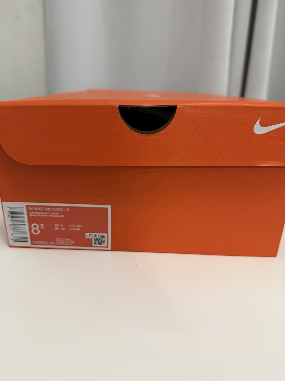 Nike Metcon 10 Lace-Up Low Top Mesh Training Shoes HQ2620-100 White/Grey