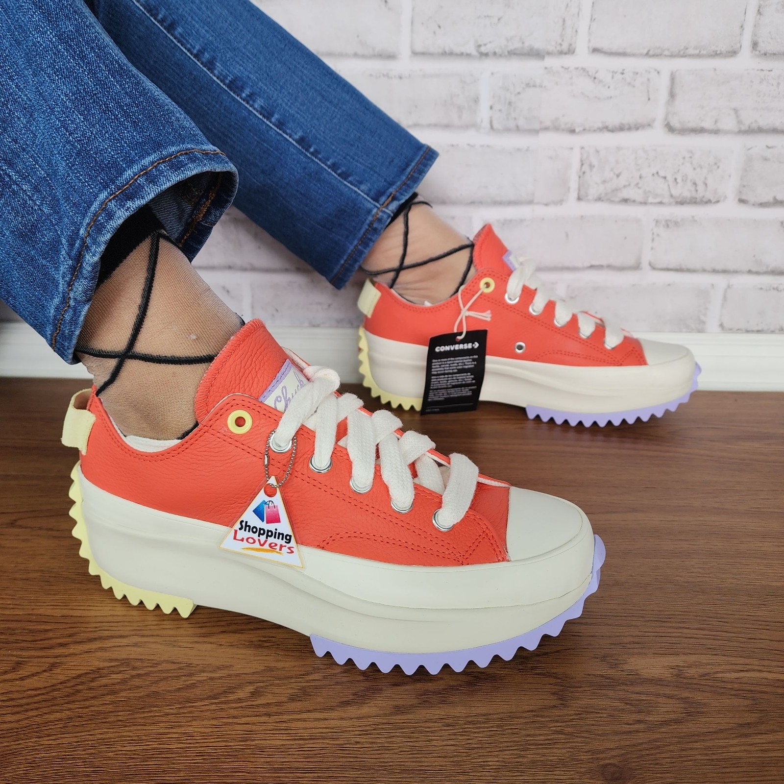 ❤️Converse Run Star Hike Platform Color Pop Sz 6.5 Women’s Shoes Orange A16289C