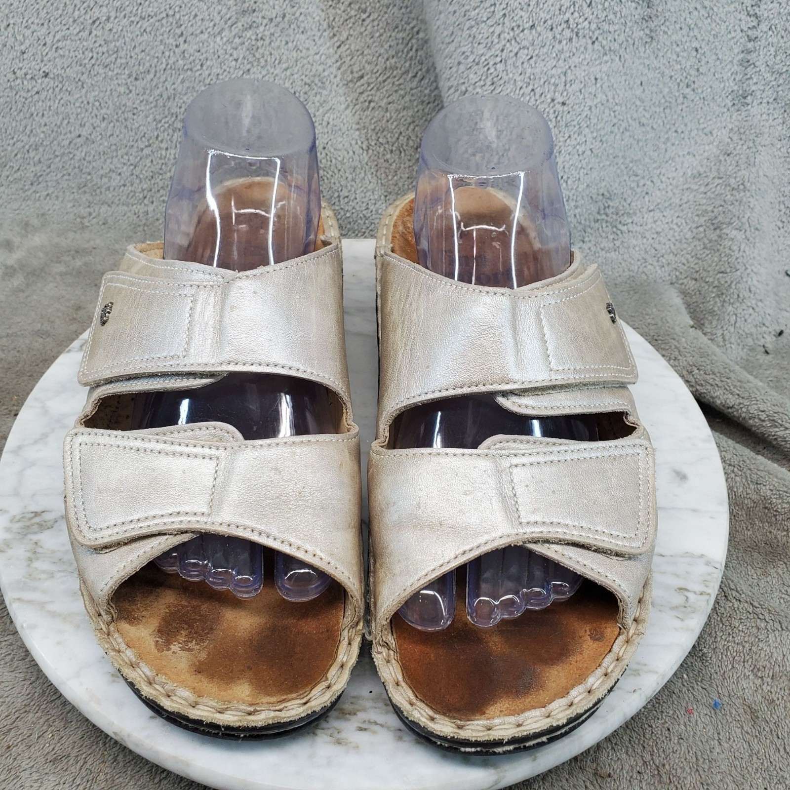 Finn Comfort Shoes Womens Size EU 41 US 10 Sansibar Jamaika Beige Sandals *Read*