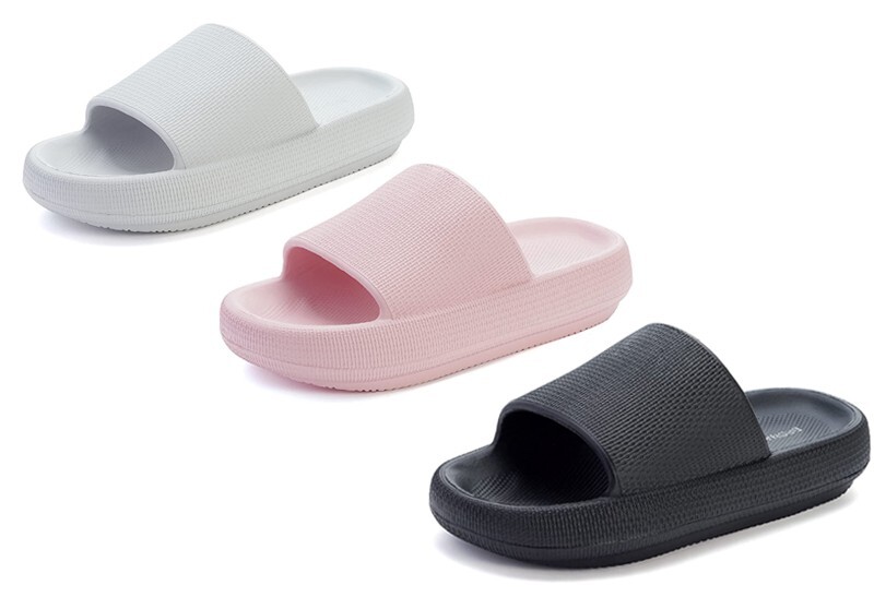 Unisex Adults Cloud Slides Men Women Soft Comfy Slipper Cushioned Thick Sole-02L