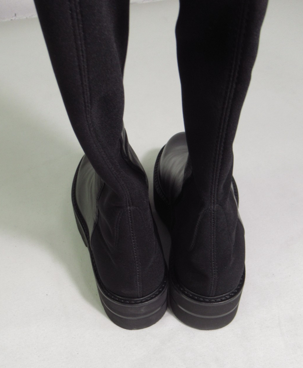 Stuart Weitzman 5050 Ultralift Boot Nappa Leather Stretch Womens US 6.5 and 7