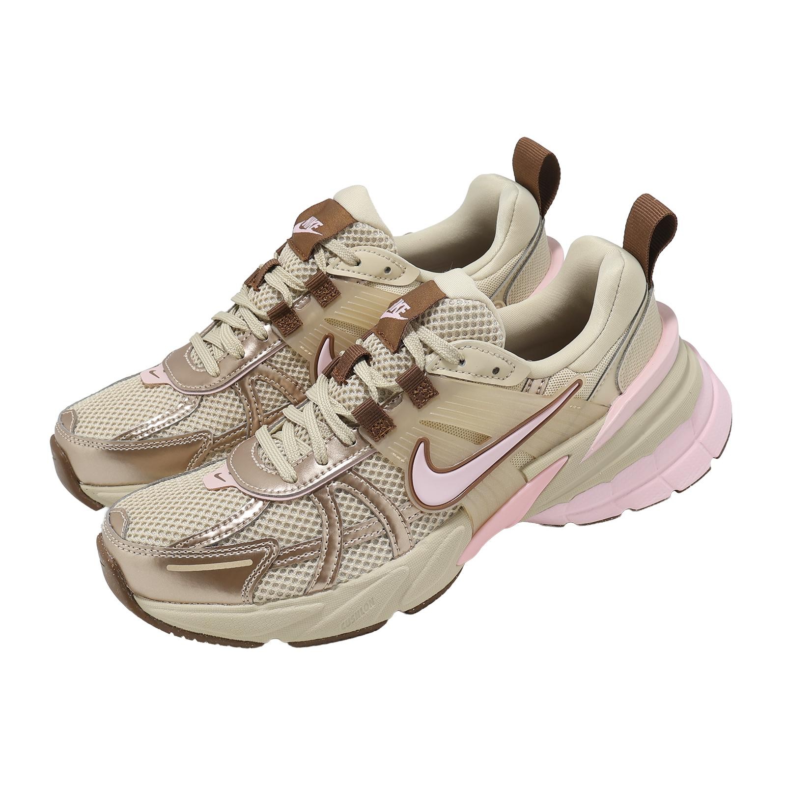 Nike Wmns V2K Run Sanddrift Pink Foam Women Casual Shoes FD0736-115