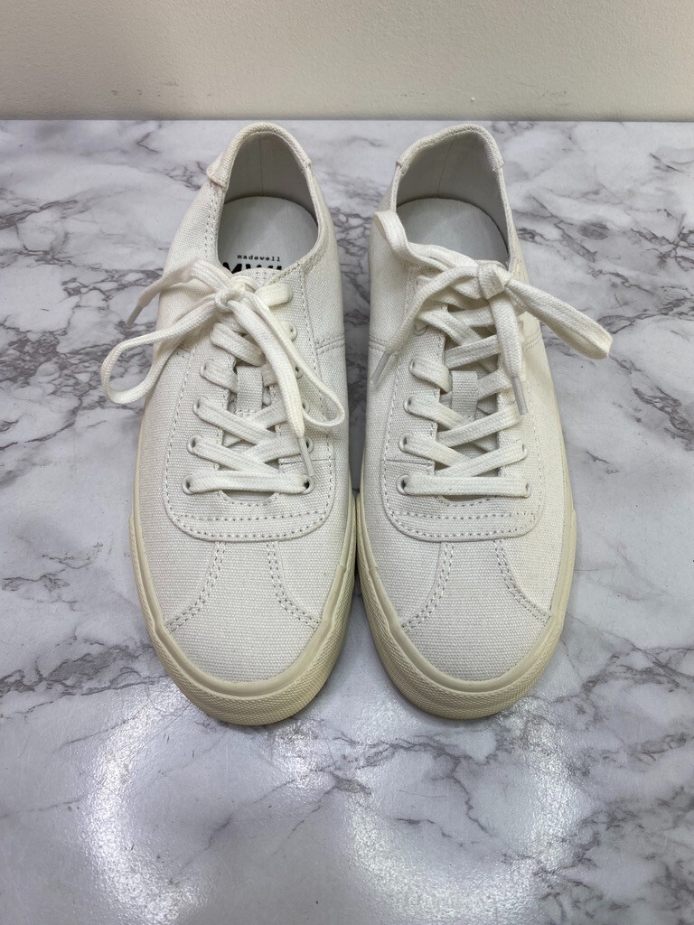 Madewell Sidewalk Low-Top Sneakers in (Re)sourced Canvas, 8.5