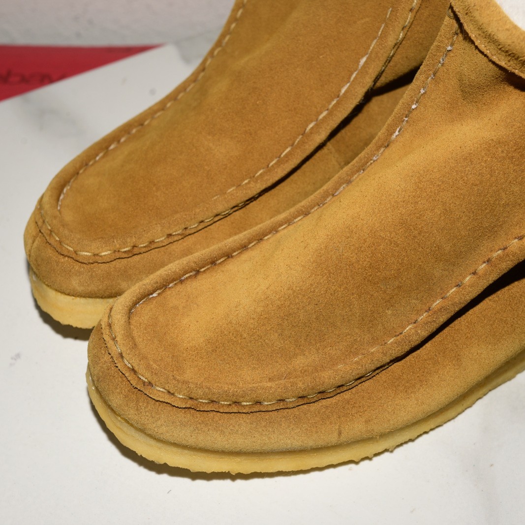 Clarks Originals Wallabee Hi Suede Boot Women US 10