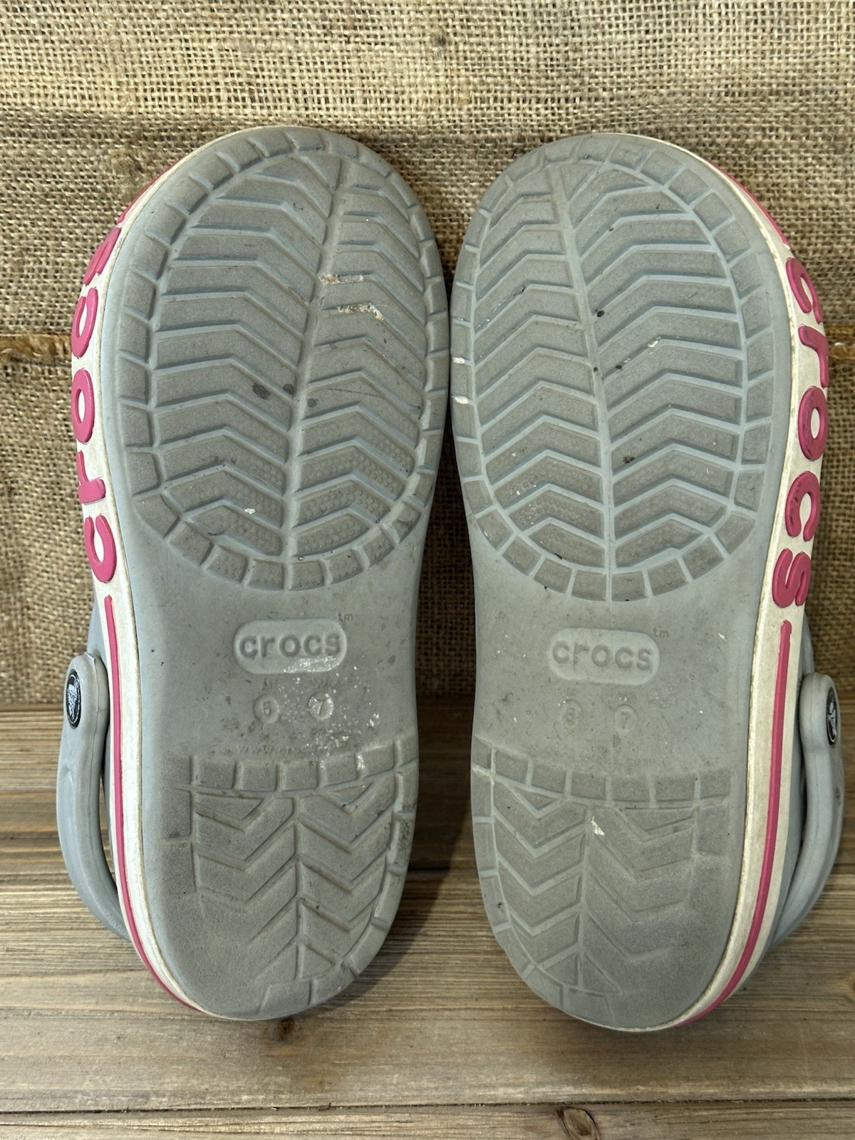 Crocs Bayaband Clogs Athletic Gray Women’s 7