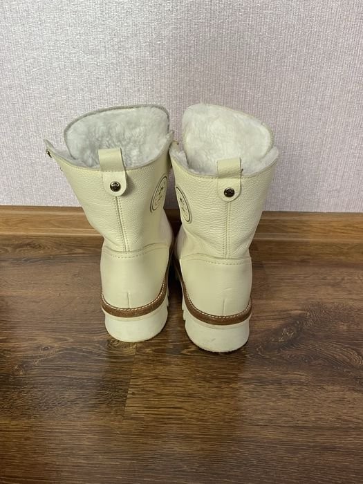women panama jack boots white leather 40