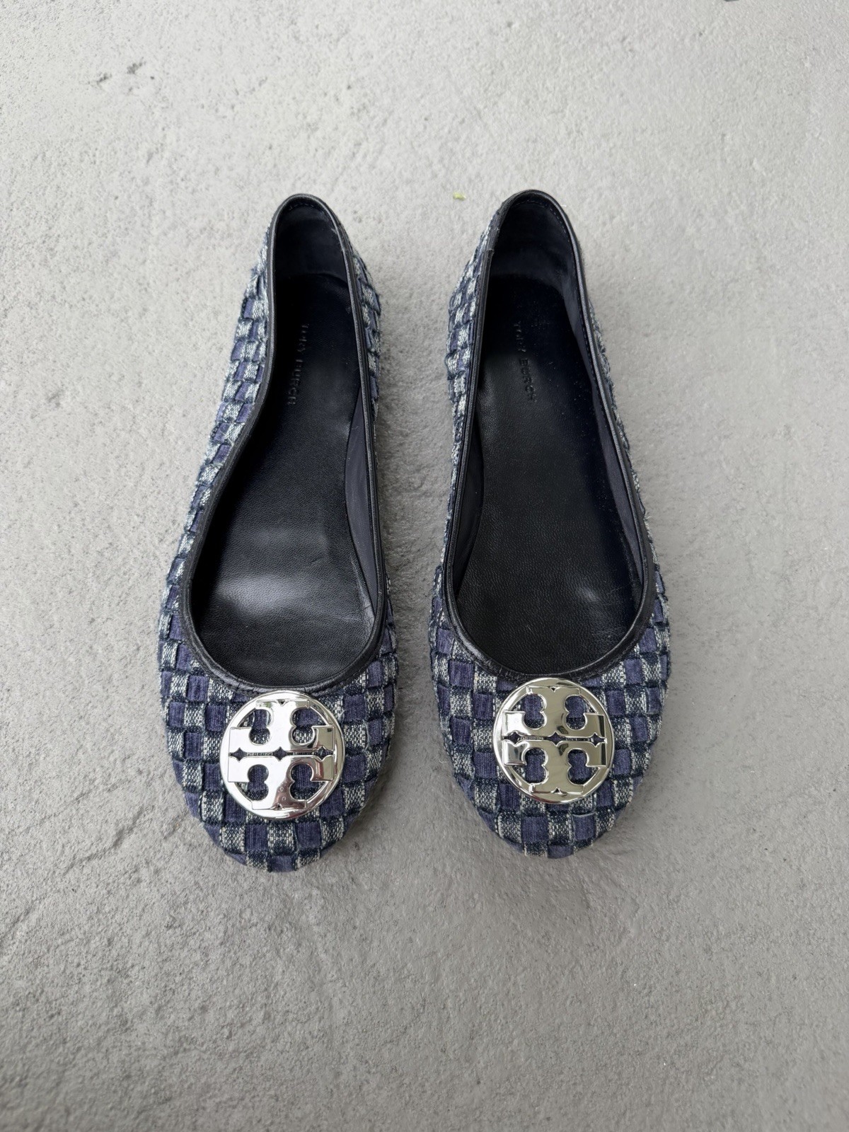 Tory Burch Chelsea Quilted Ballet Flat, Size 8