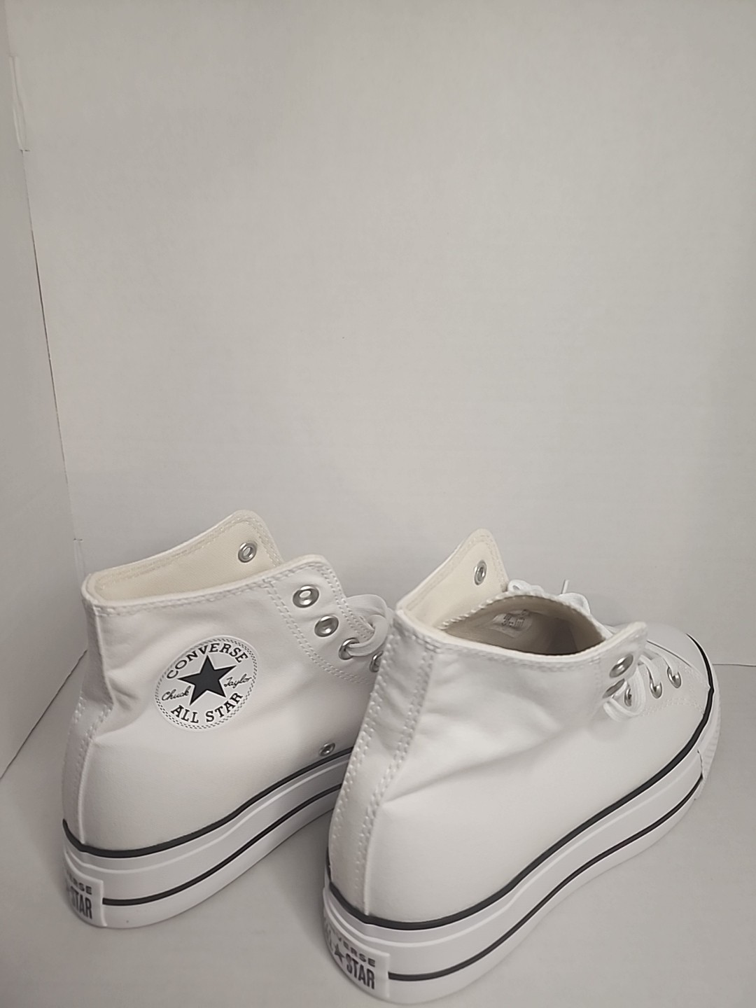 Converse Chuck Taylor All Star Lift Platform High Top White/Black Womens 9.5