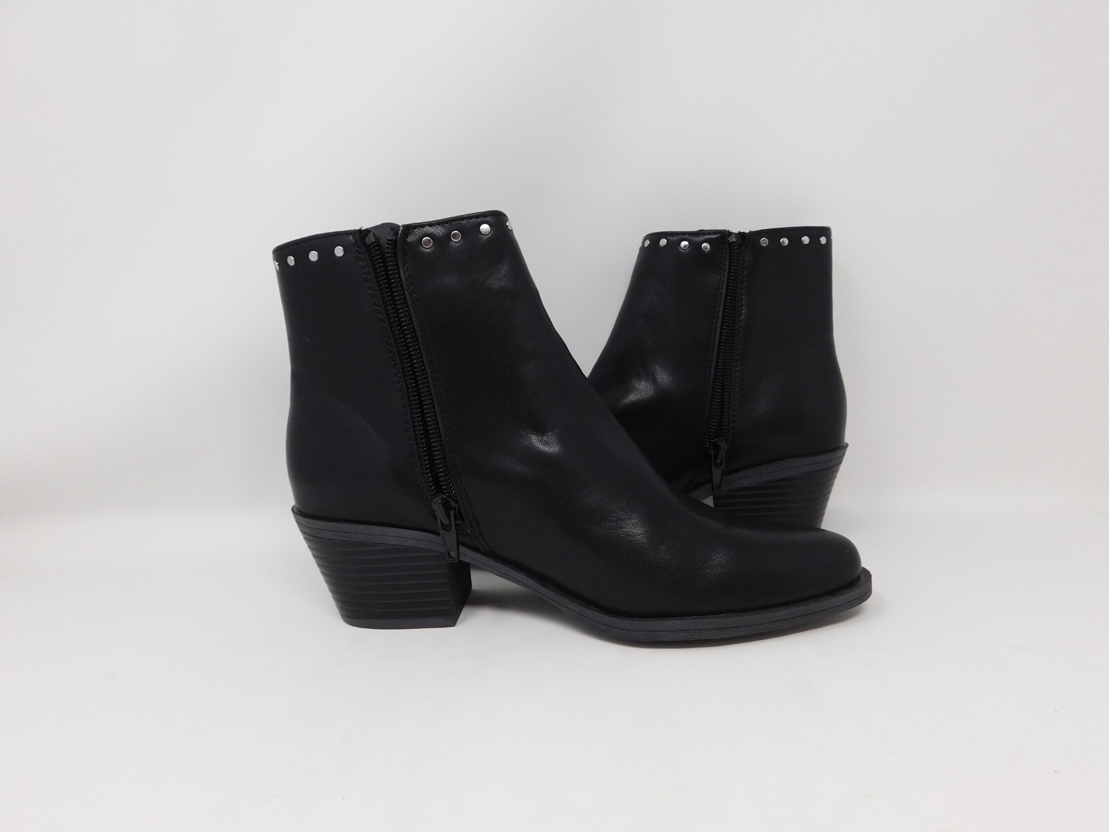BP Women’s Boots Size 5.5 Wylie Bootie Black Studded Zipper Chelsea Cowgirl Shoe