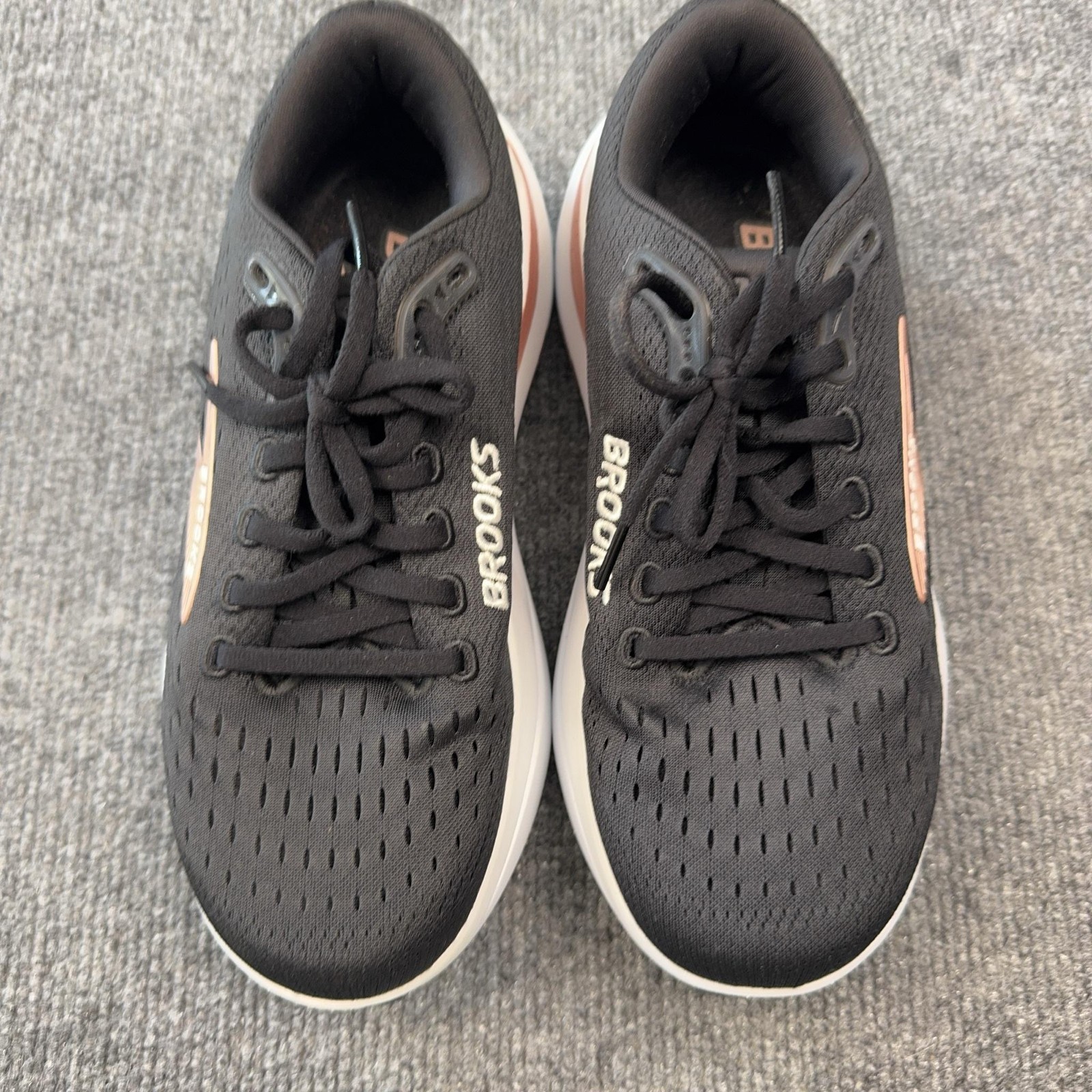 Brooks Ghost Max Running Shoes Womens Size 6.5D Black Wide 1204571D043
