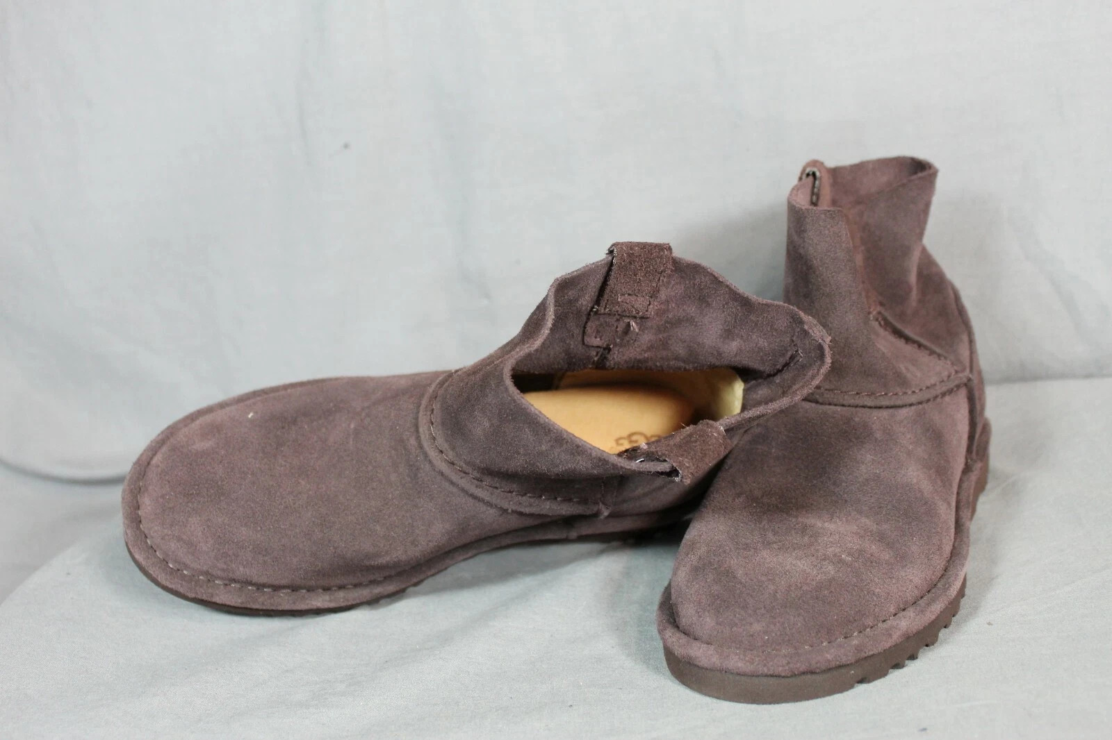 UGG 1017532 Brown Classic Mini Unlined Booties Size 5 Woman’s