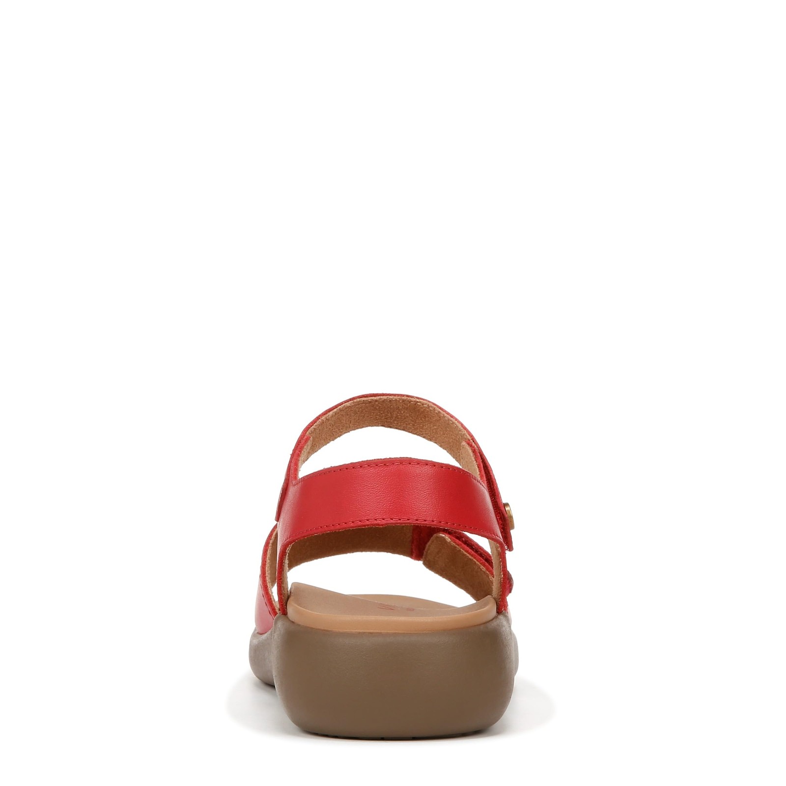 VIONIC Women’s Awaken Ankle Straps Red Leather 6.5 Medium