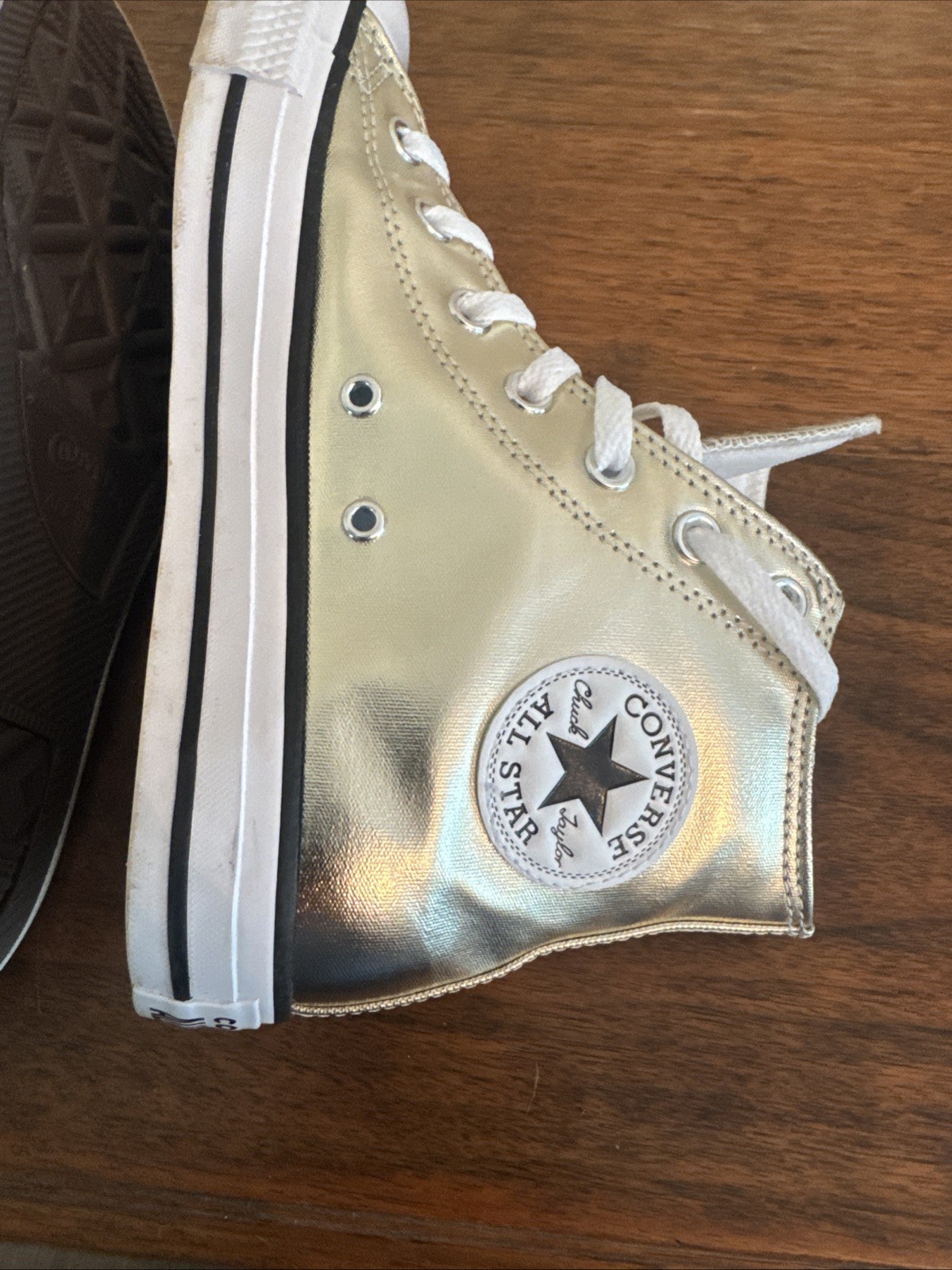 Converse All-Star Chuck Taylor Metallic Herbal Unisex Hitop Men 6 Women 8 17953c