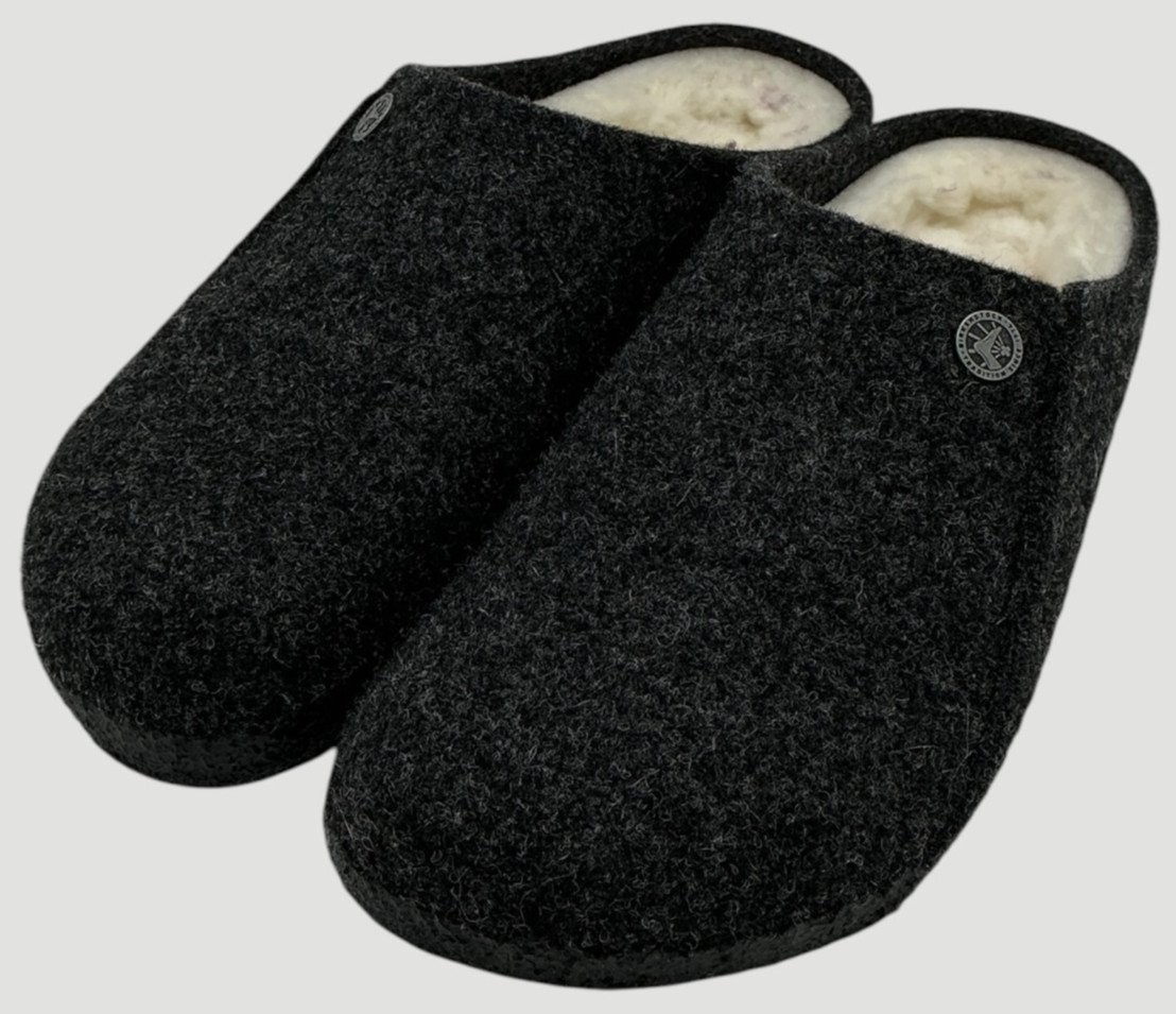 Birkenstock Zermatt Rivet Women’s Size 8 US 39 EU Anthracite Slippers Narrow