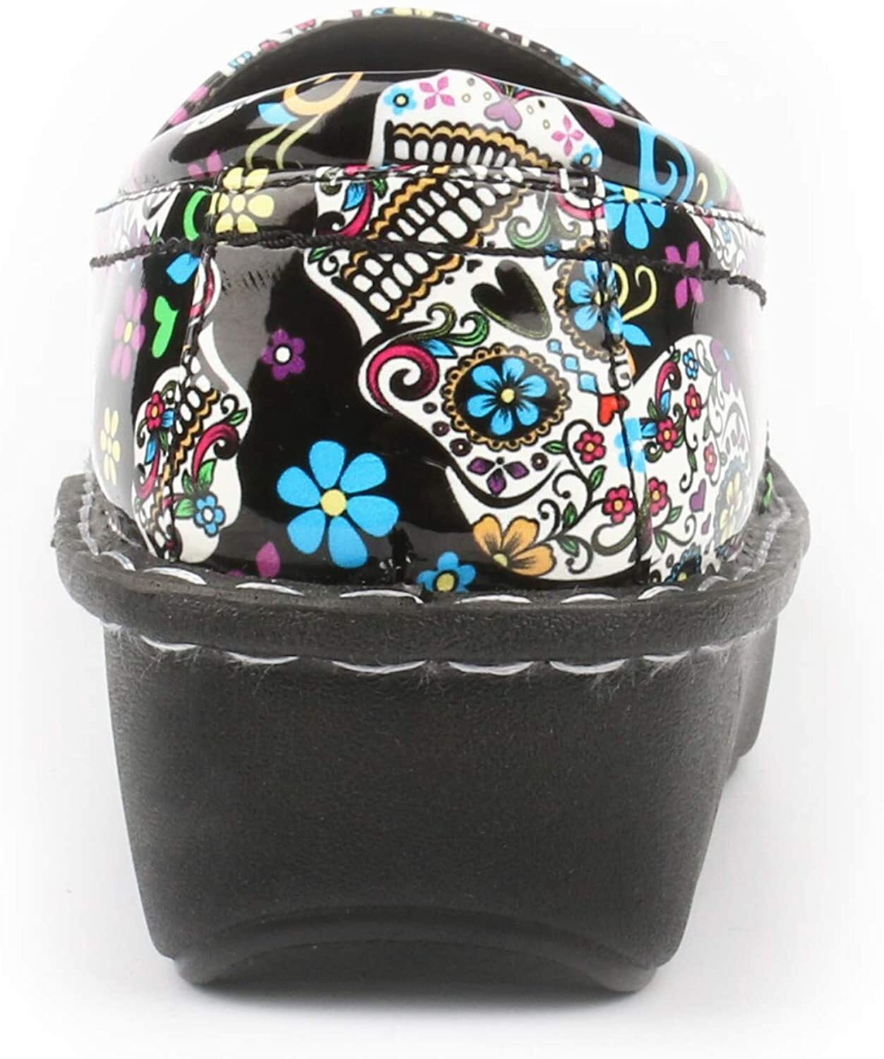 GLOLILY JENNY BLACK SUGAR SKULLS WOMEN’S SHOES/CLOGS NEW JEN-175