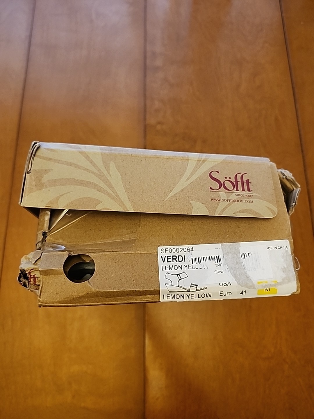 Sofft Women’s Verdi Lemon Yellow Size 9.5