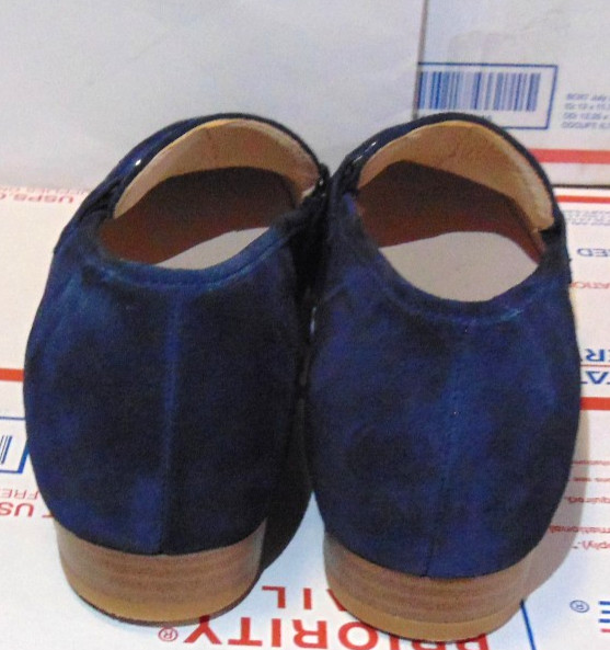 ara HIGH SOFT WOMENS BLUE SUEDE LEATHER SHOES LEATHER INSOLES ARCH SUPPORT~6.5