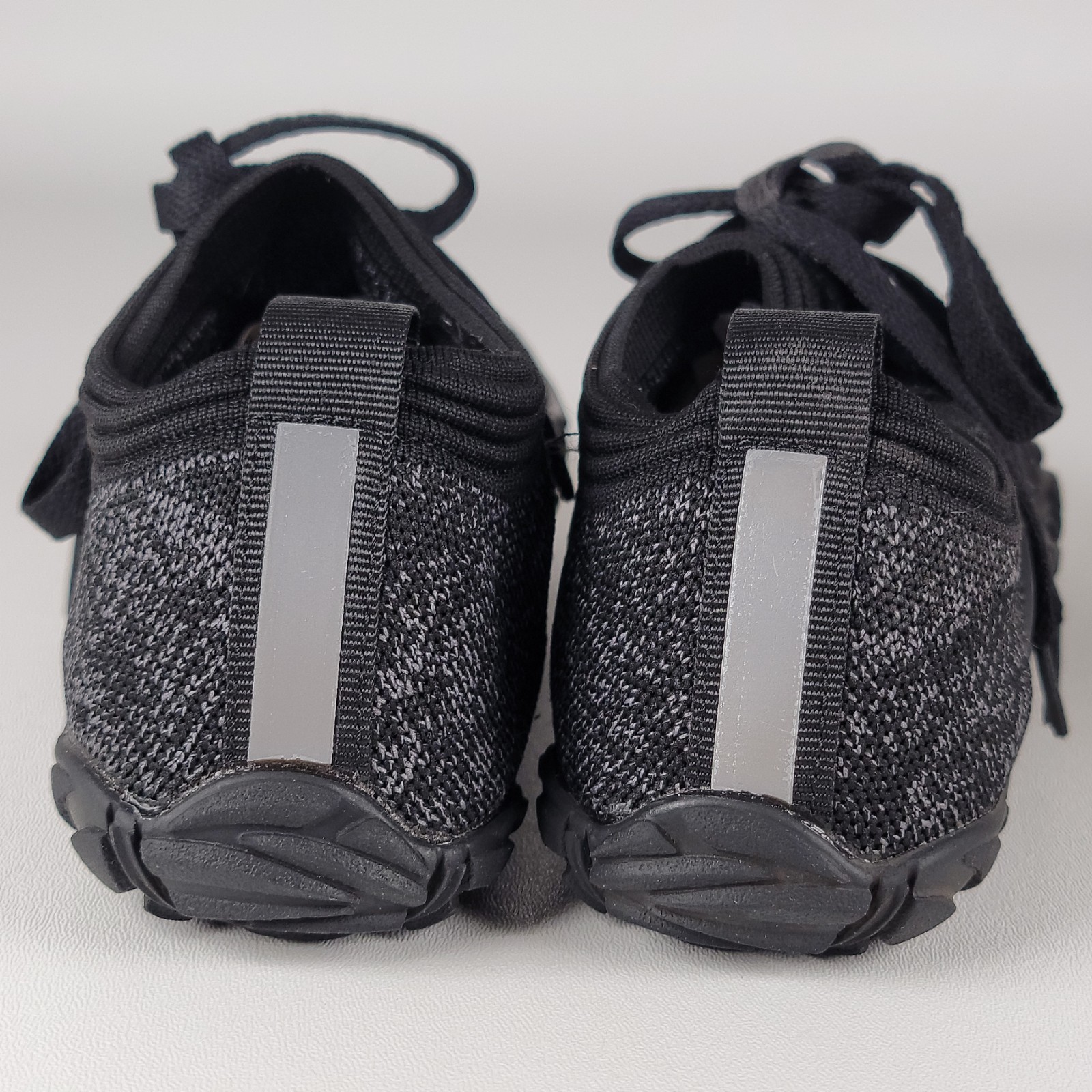 Sports Womens Sneaker Water Shoe Black Mesh Slip On Laces Round Toe EUR 37