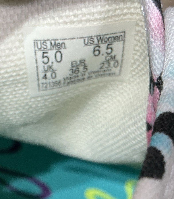 Vans x SpongeBob SquarePants Authentic Airbrush Skate Shoes Plankton Women’s 6.5