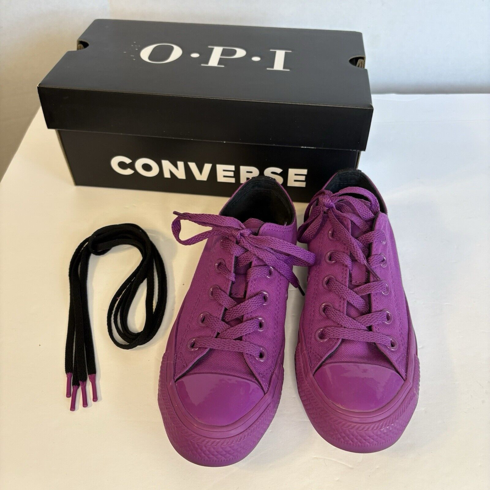 Converse x OPI Chuck Taylor All Star Positive Vibes Only Purple Womens 5/Mens 3