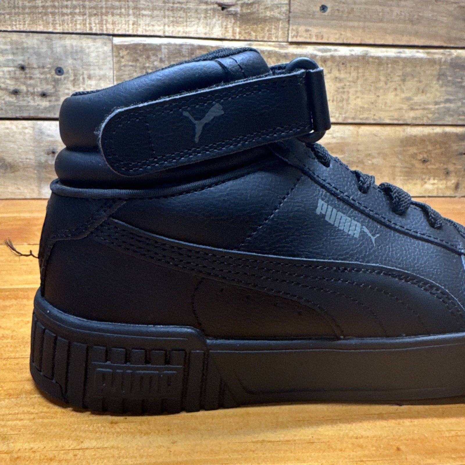 Puma Carina 2.0 Mid Women’s 5.5 Shoes All Black Fashion Dance Sneakers 385851-01