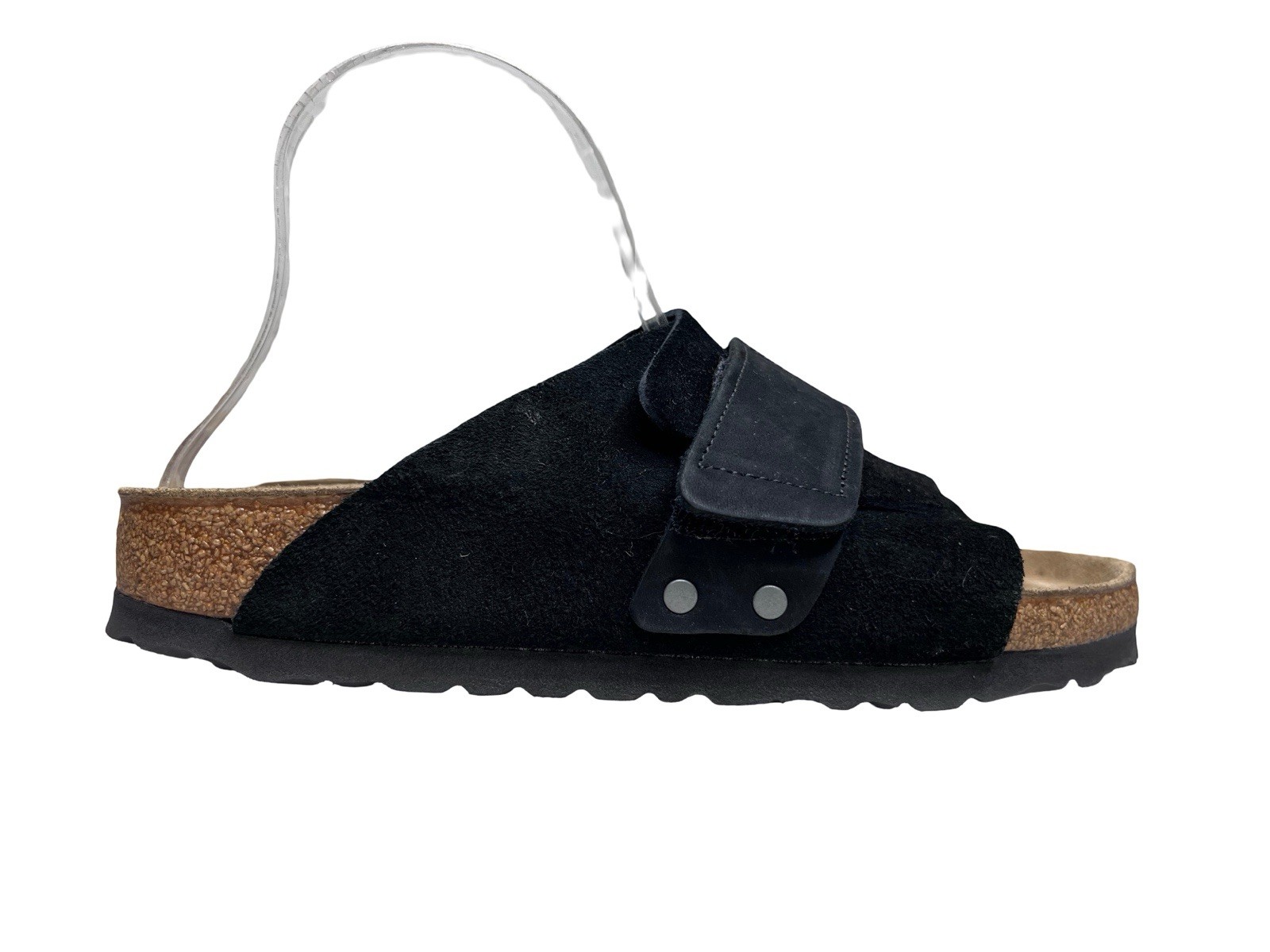 Birkenstock Kyoto Nubuck-Suede Leather Slide-On Sandals Sz 38