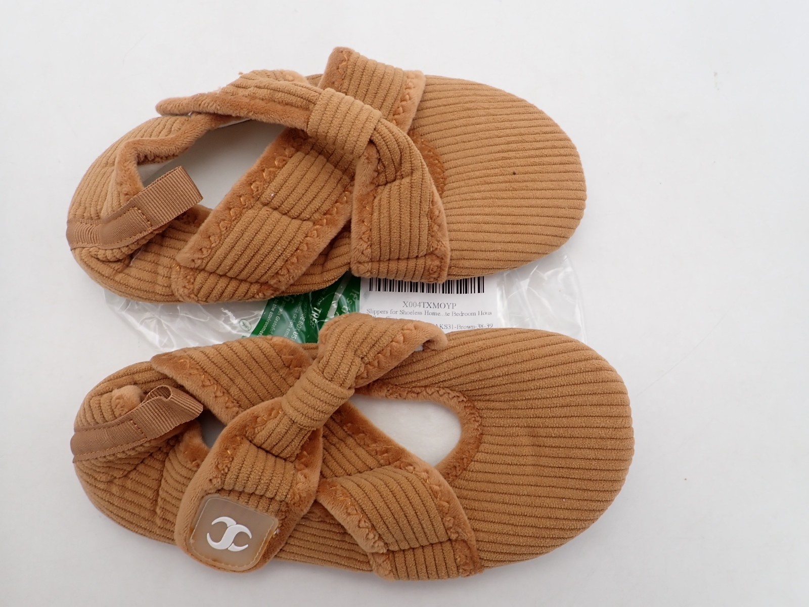 Scurtain Slippers Home Soft Warm Sock Slipper Washable Wide size 8-8.5