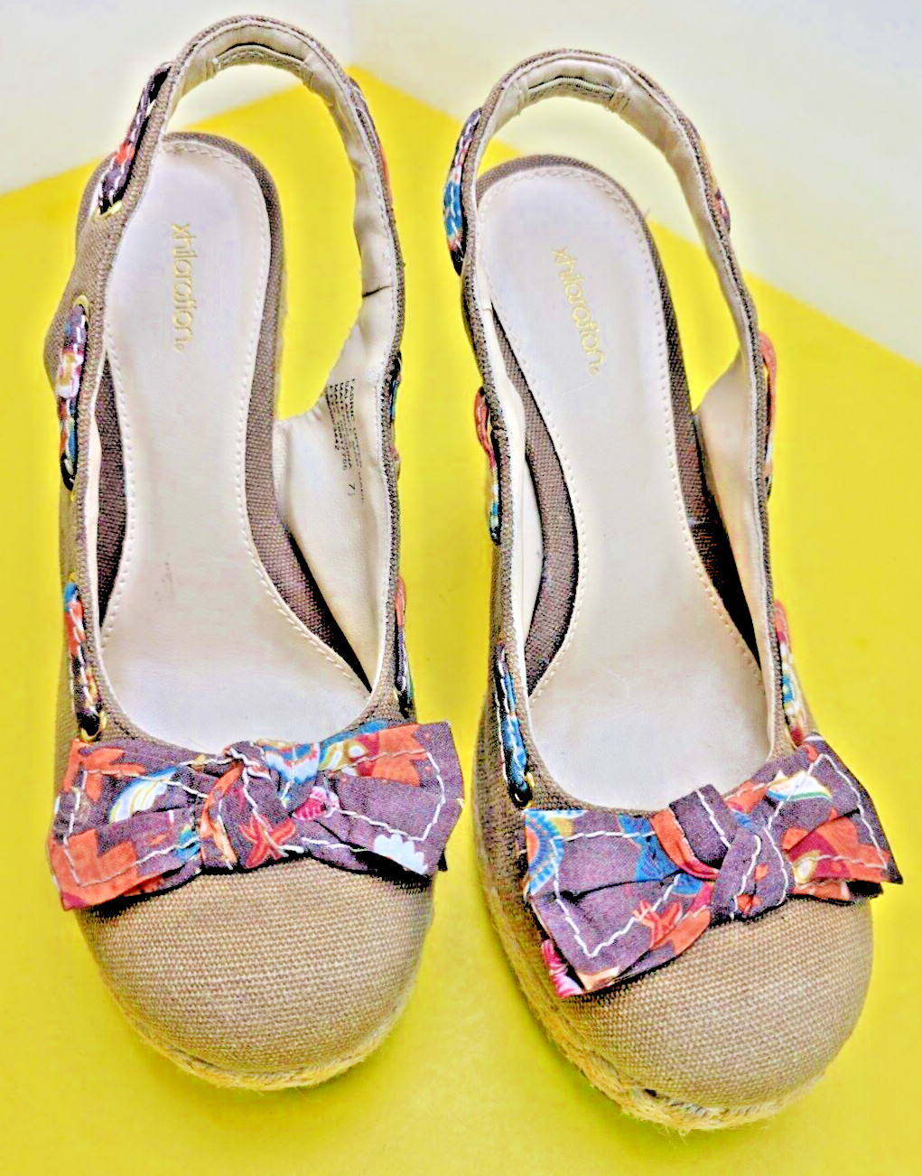 Woman’s Size 7.5 Shoes Xhilaration Tamala Brown 3.25 in Wedge
