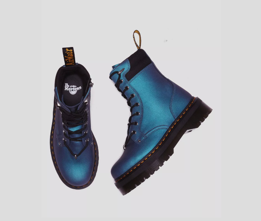Dr. Martens Jadon II Hardware HDW Platforms DK Blue/Bla MSRP$300 FiveStarREVIEWS