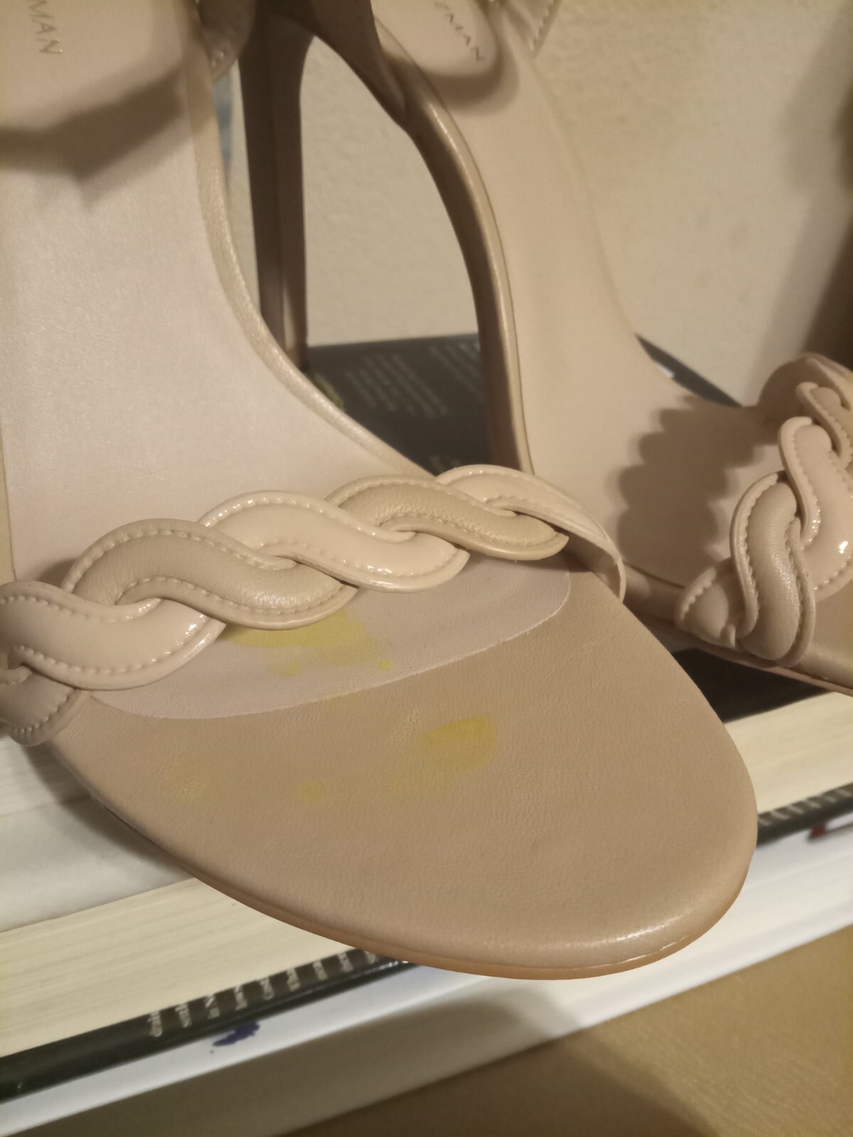 Stuart Weitzman Twistie Sandal Leather Ankle Strap High Heels Size 9.5 $295