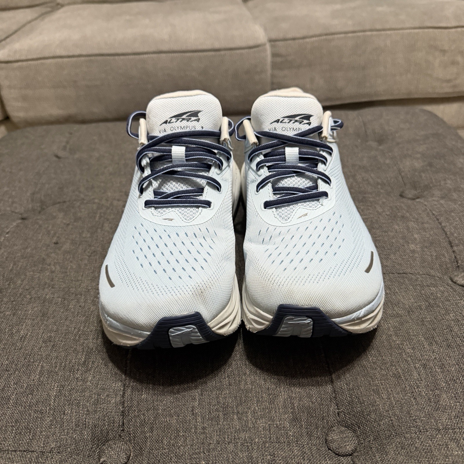 Altra Via Olympus 2 Shoes Womens 9.5 Blue White Max Cushion Running AL0A85NB444