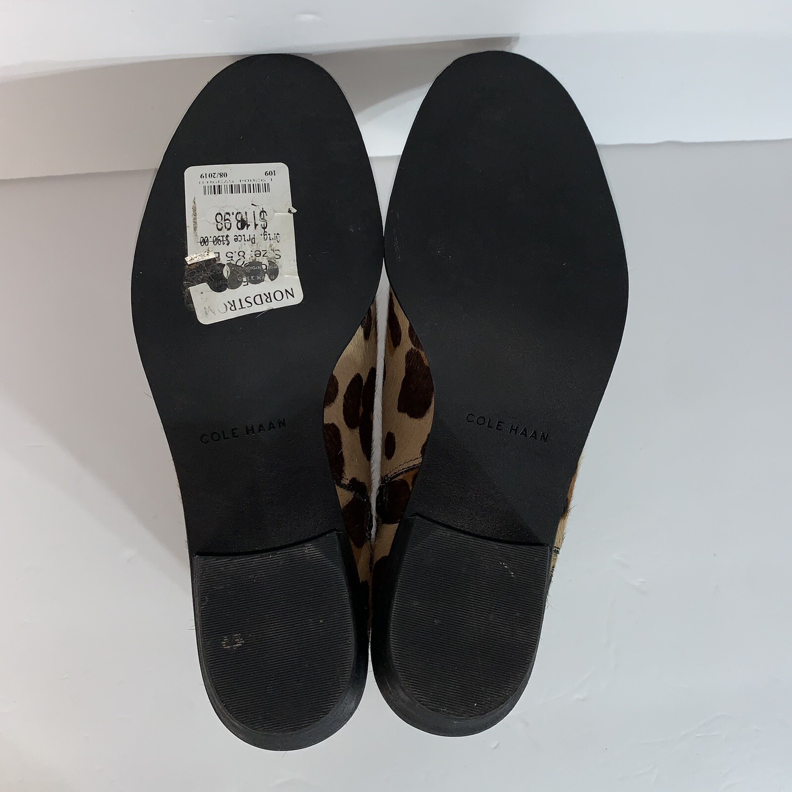 Cole Haan Joanna genuine calf hair booties in jaguar hai size 8.5B