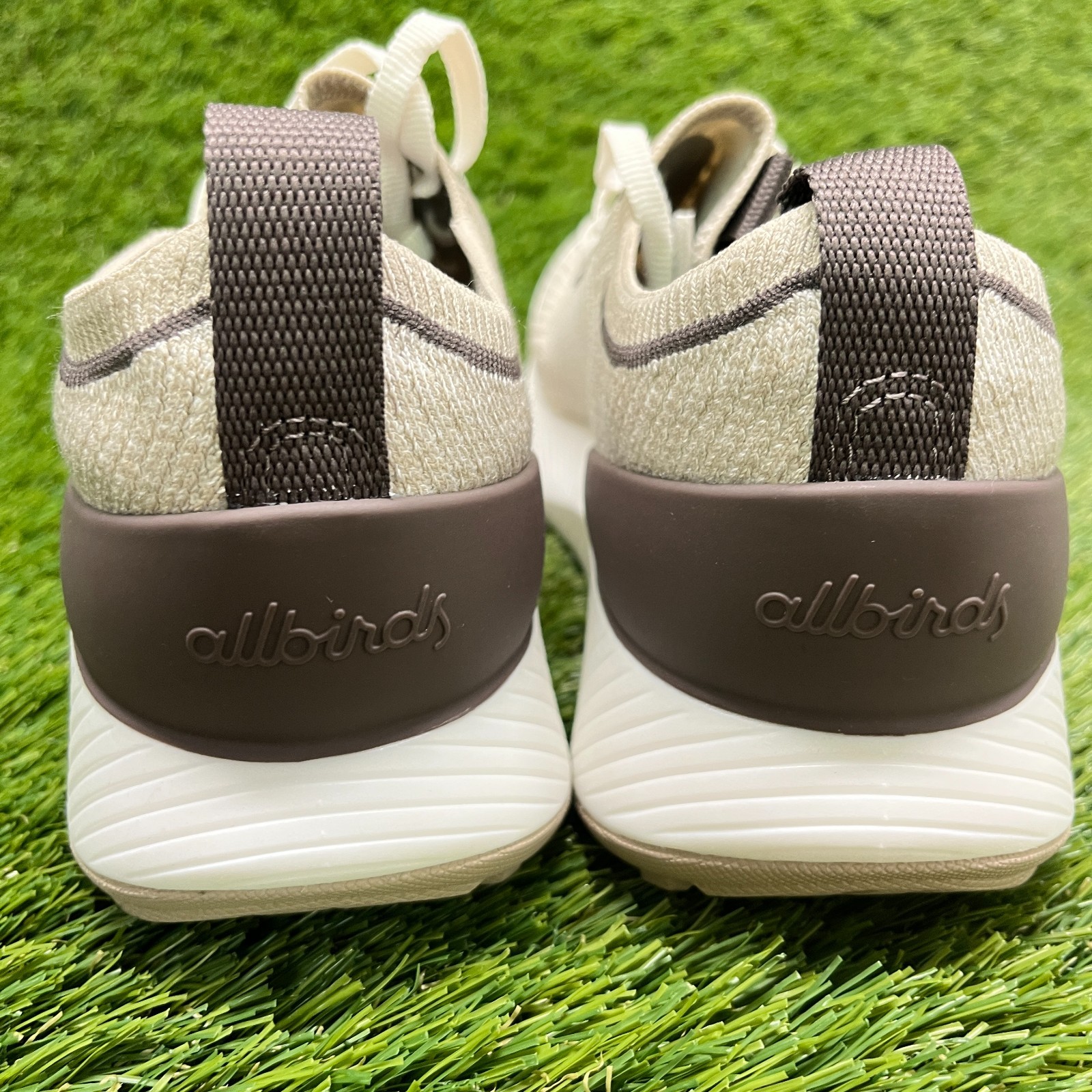Allbirds Tree Glider Womens Size 7 Beige Brown Athletic Running Shoes Sneakers