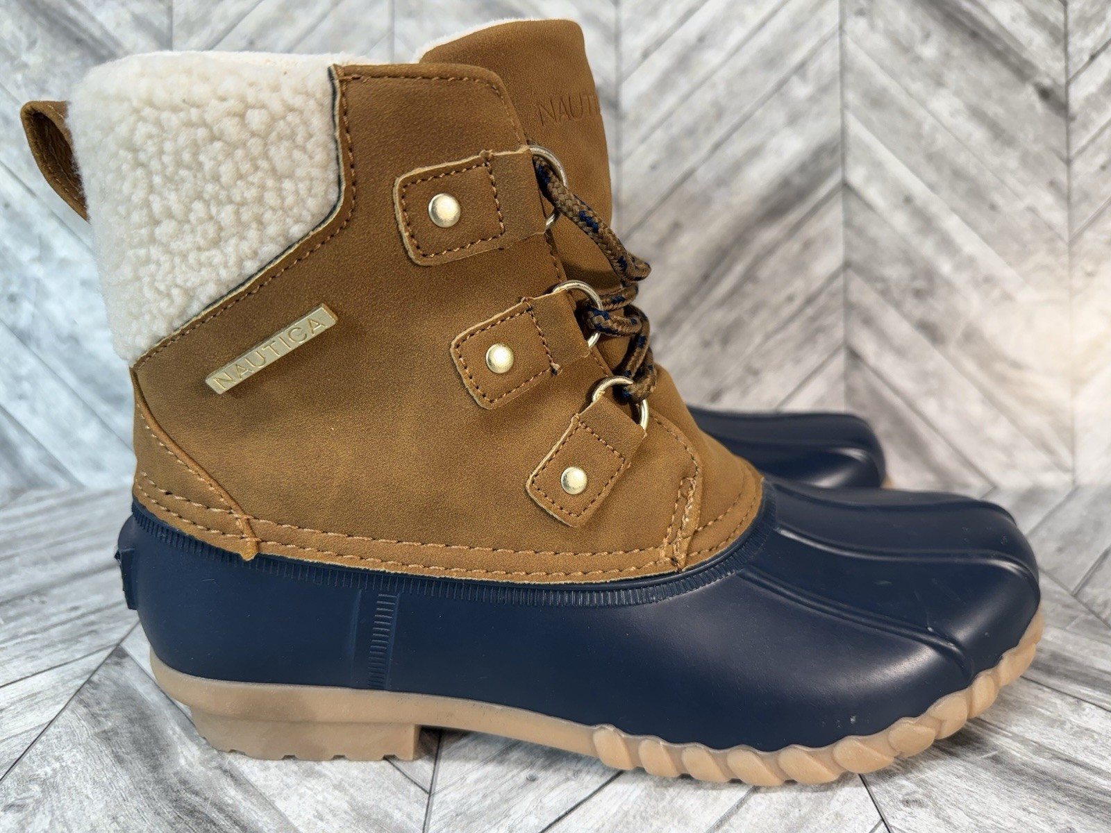 Nautica Women’s Cold Weather Boot Size 8 Akron/Tan FU0155