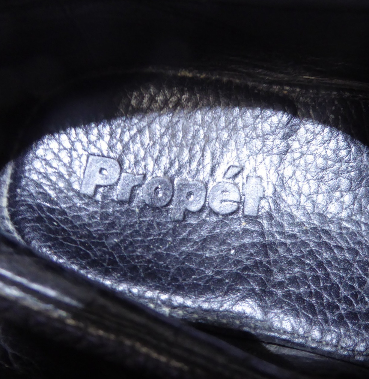 🩰 Propet Monk Strap Slip-On Comfort Loafers sz 9 M Rich Black Leather